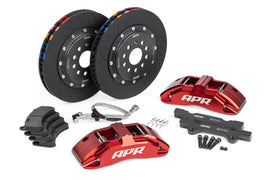 APR - APR BRAKES MK6 GTI - 350X34MM 2 PIECE 6 PISTON KIT - FRONT - RED - BRK00017 - German Performance
