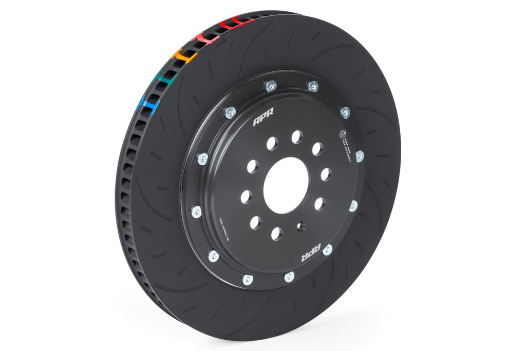 APR - APR BRAKES RS3 FL SEDAN - 380X34MM 2 PIECE 6 PISTON KIT - FRONT - RED - BRK00020 - German Performance