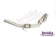 Invidia - Invidia A3 8V 1.8T Down Pipe with High Flow Cat - CP-HS13GF7DPC-AUDI - German Performance