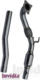 Invidia - Invidia Q300 VW MK6 GTI Turbo Back Exhaust w/Ti Tips - CB-HS10GF6DPC - German Performance