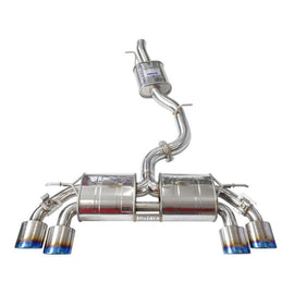 Invidia - Invidia R400 VW MK7.5R Valved Cat Back Exhaust w/Round Ti Tips - HS17GFR75GV4RT - German Performance